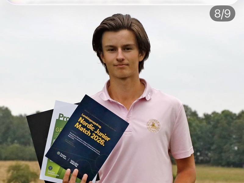 Ivan Gil vann  Bogeys & Birdies Junior Cup i klassen pojkar 16 som spelades 29 - 30 augusti 