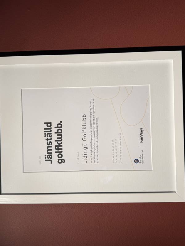 Nu har vi genomfört FairWays