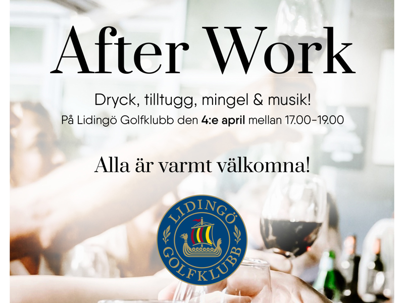 Missa inte After Work