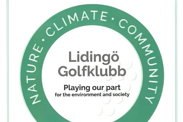 Lidingö Golfklubb har för tredje gången blivit GEO Certifierade!