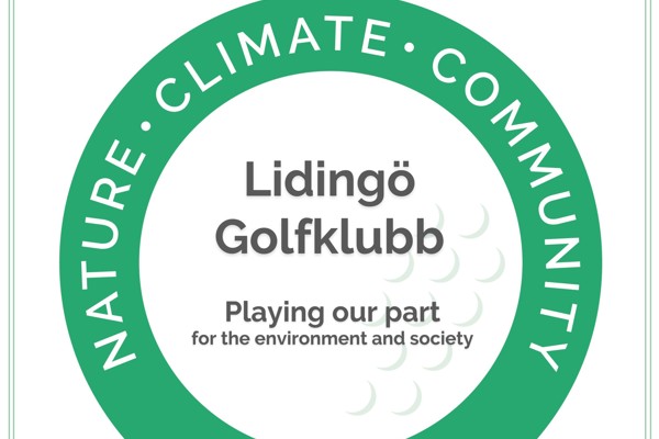 Lidingö Golfklubb har åter blivit Geo Certifierade!